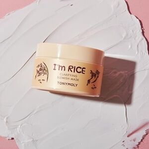 Tonymoly I'm Rice Clarifying Clay Blemish Mask Size Small NEW